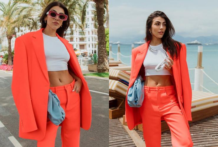 Il look di Giulia Salemi a Cannes