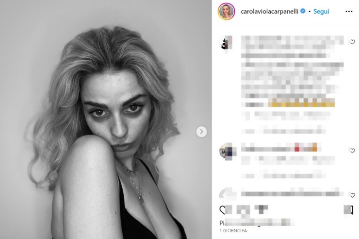 Carola Carpanelli senza trucco e senza filtri: come si è mostrata su Instagram