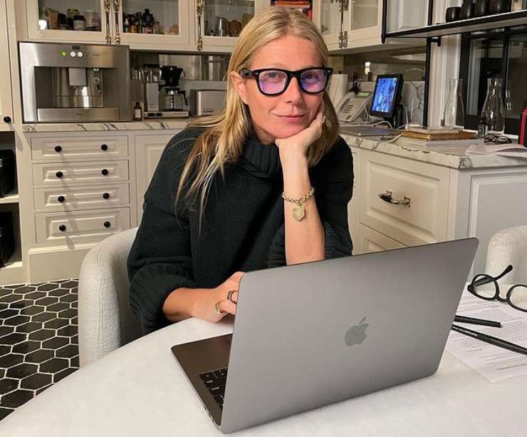 Gwyneth Paltrow nella sua casa