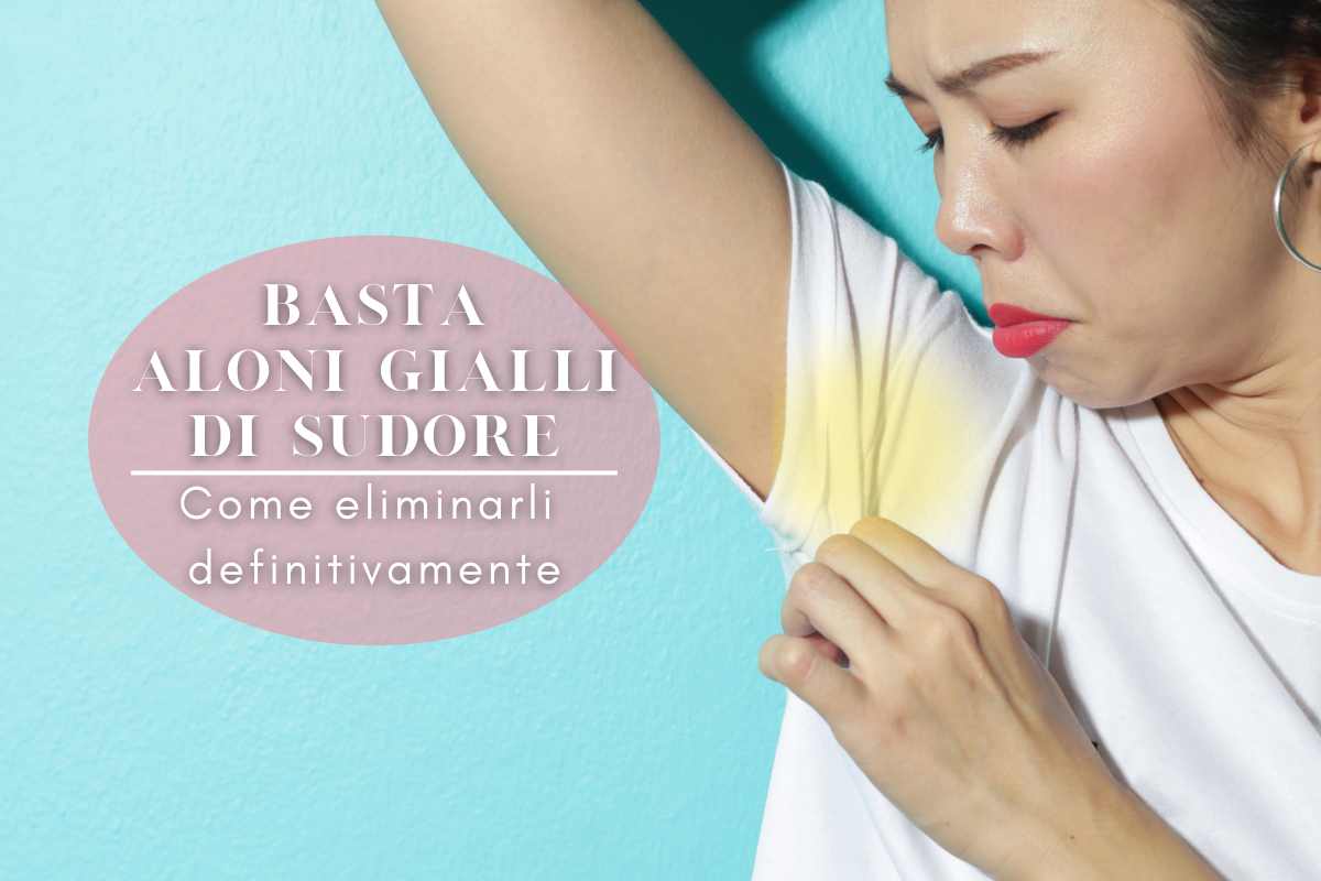 Aloni gialli di sudore su abiti e magliette bianche: come rimuoverle per non lasciarne traccia