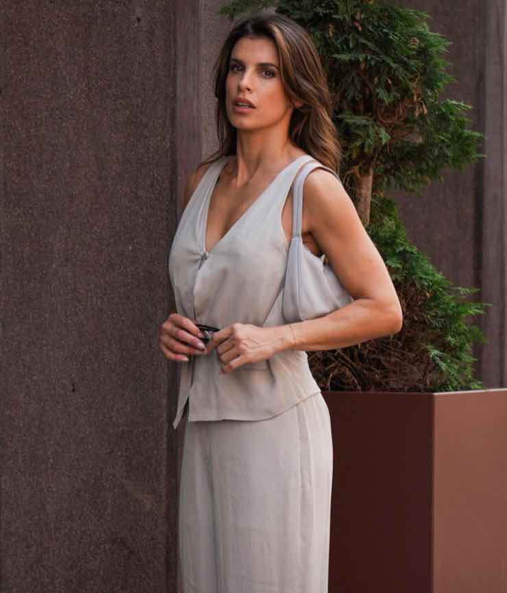 Elisabetta Canalis, il look virale sui social