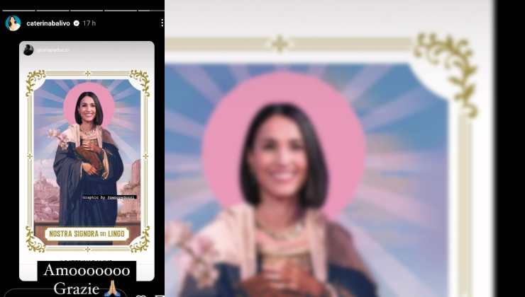 il regalo ricevuto da caterina balivo