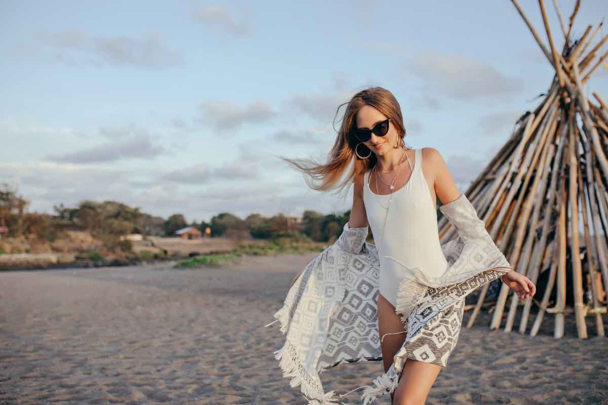 look elegante in spiaggia