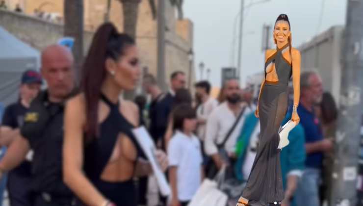 elisabetta gregoraci, l'imprevisto a battiti live