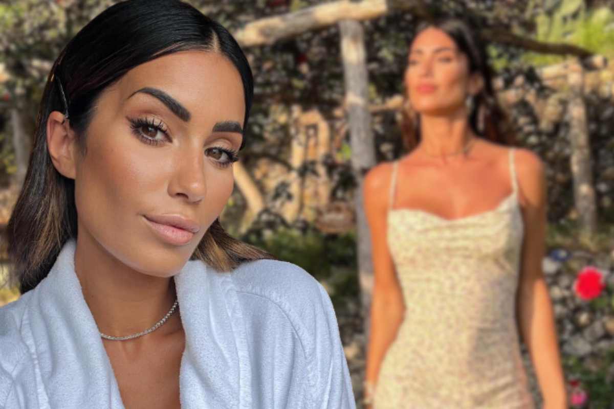 Federica Nargi, il miniabito nero è un must have per le serate estive