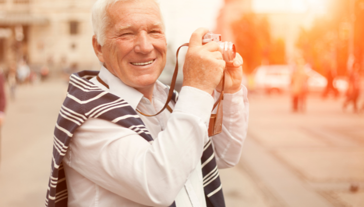 Anziani over 70 in viaggio
