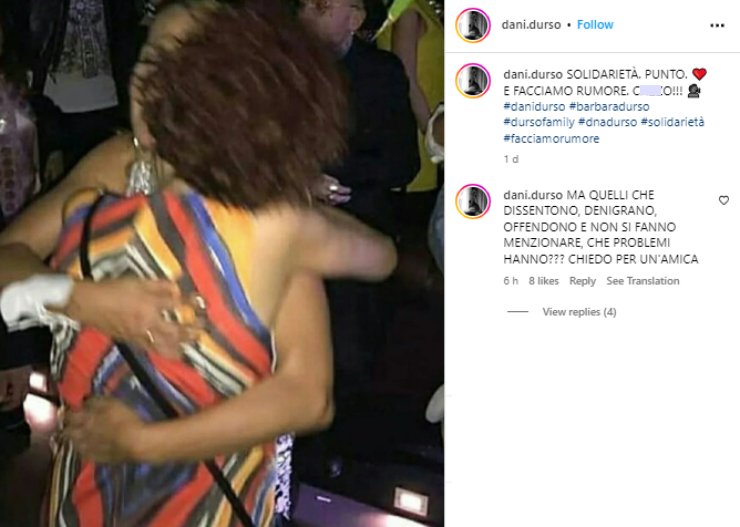La reazione della sorella di Barbara D'Urso