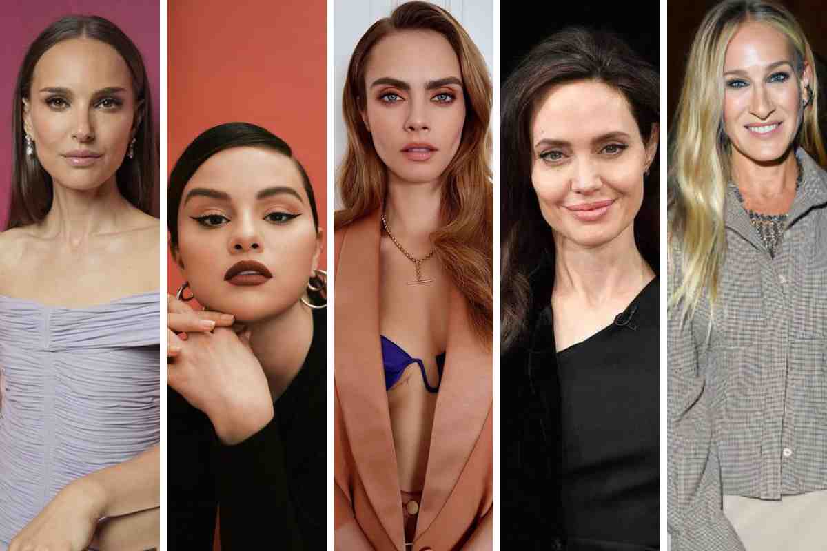 forme del viso e sopracciglia personaggi famosi