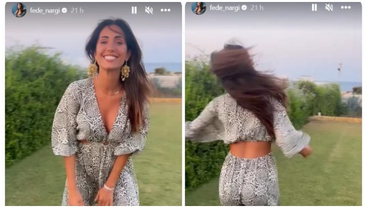 Federica Nargi, il look sui social