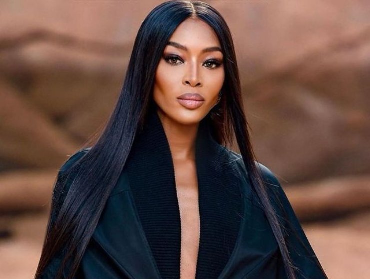 L'annuncio di Naomi Campbell