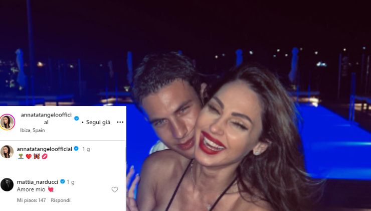 anna tatangelo commento fidanzato