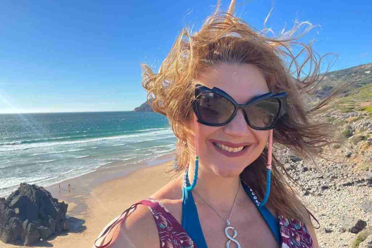 Serena Bortone in vacanza