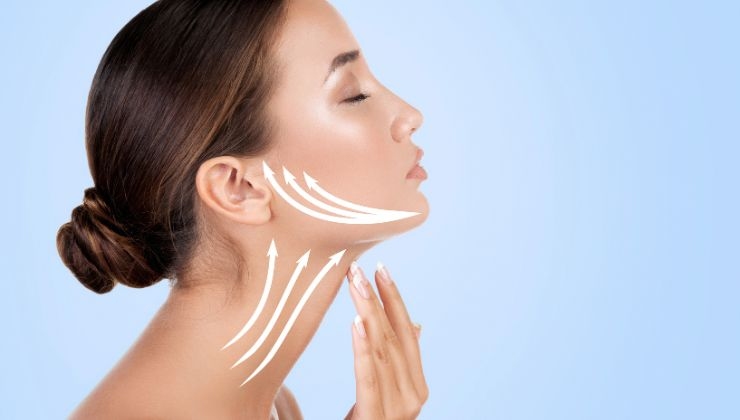 trucco con effetto lifting