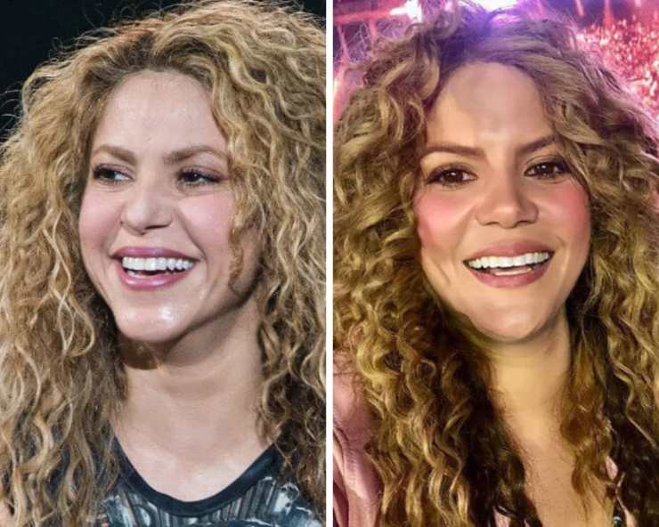 Shakira e sosia