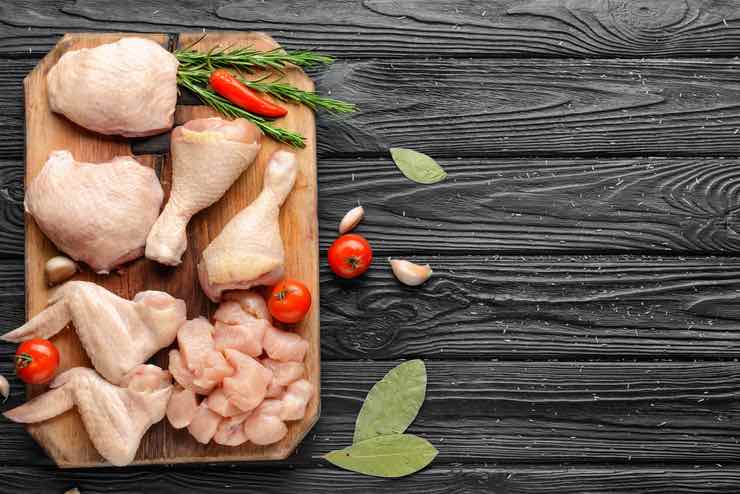 Pollo: la pelle è la parte più calorica