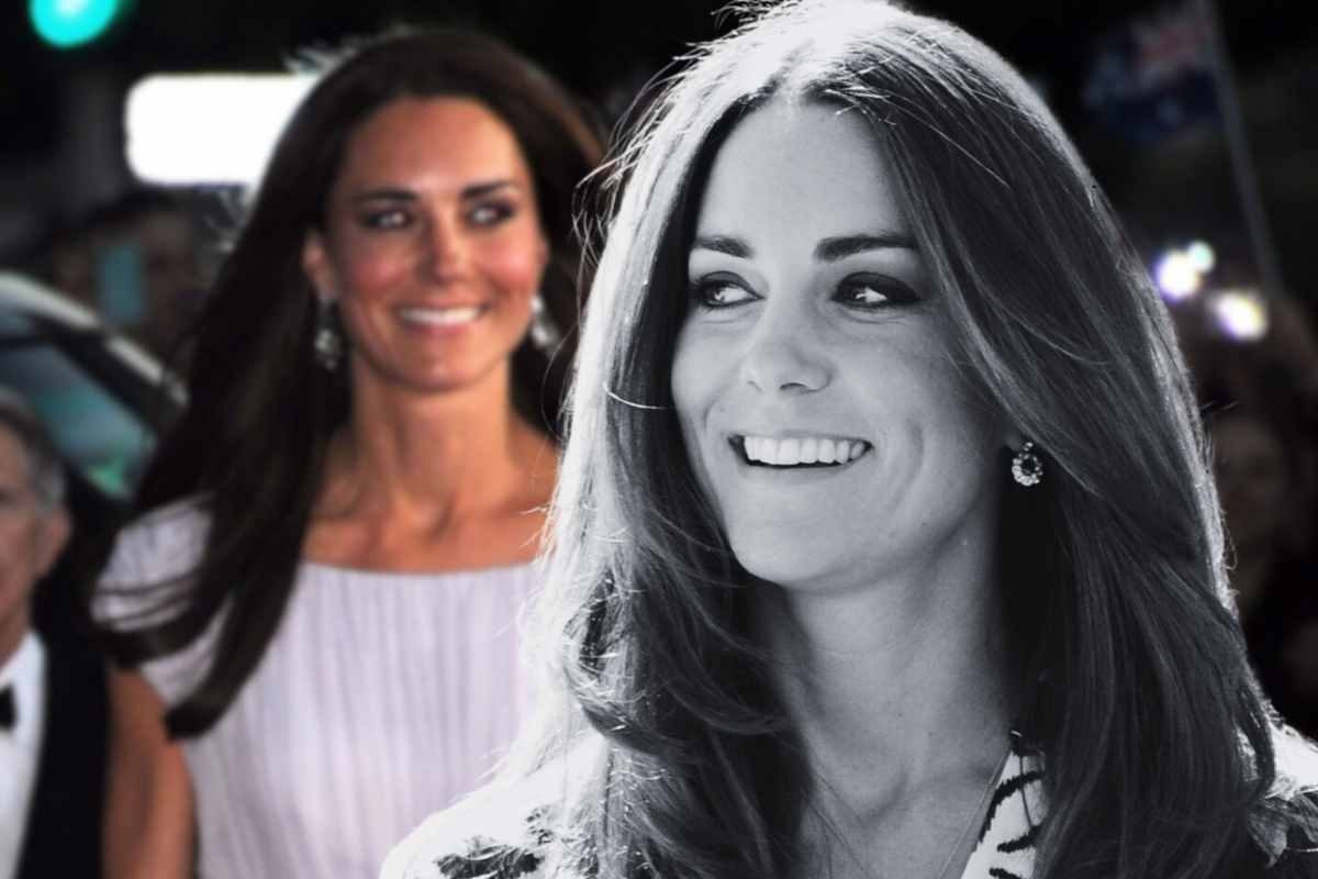 Kate Middleton conferma la rivoluzione del suo look: tailleur beige e t-shirt bianca per la sua ultima apparizione