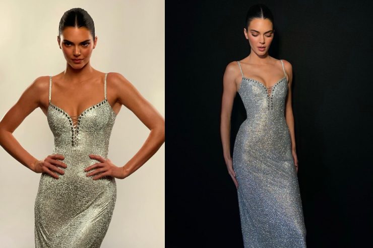 Kendall Jenner: abito realizzato in cristalli