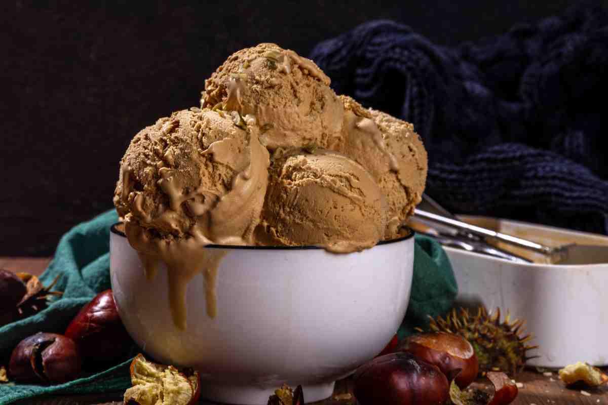 Gelato di castagne