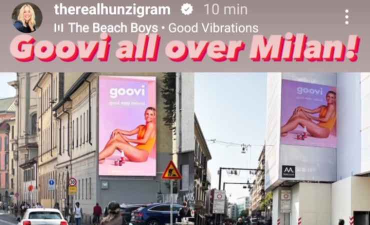 Michelle Hunziker milano 