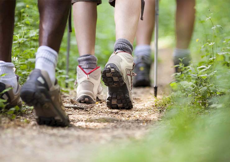 Fare trekking con le scarpe giuste è fondamentale