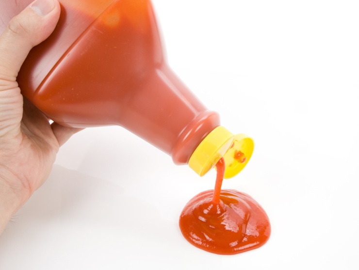 ketchup pulizia rame