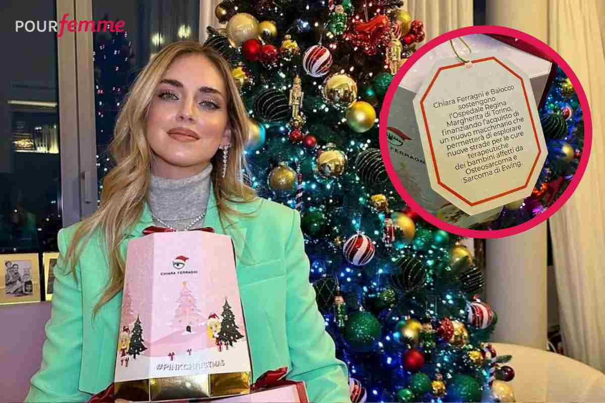 Chiara Ferragni pandoro Balocco