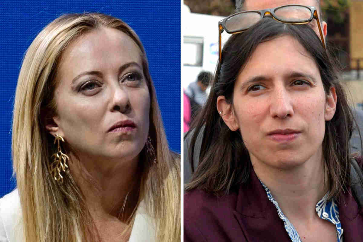 Giorgia Meloni e Elly Schlein insieme contro la violenza sulle donne