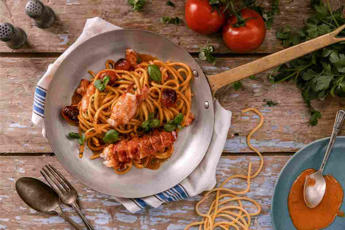 Linguine all'astice ricetta