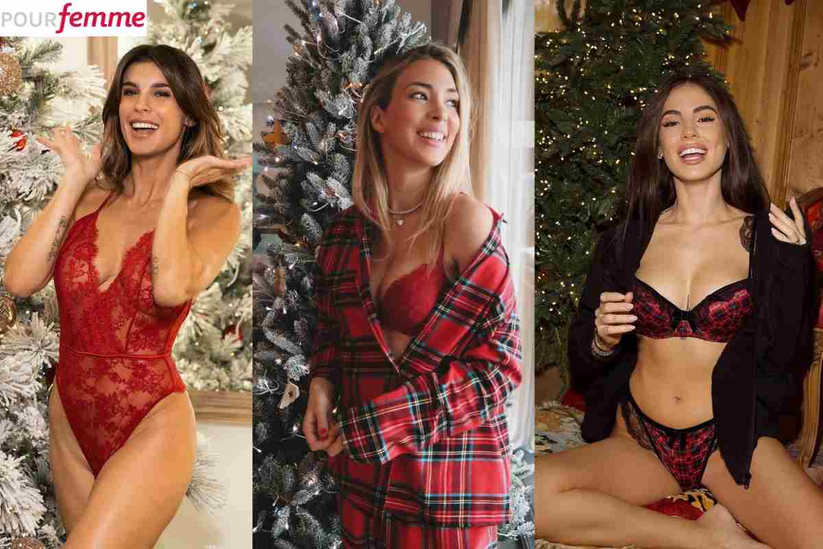 Natale bollente per le nostre vippone: tutte in intimo sotto l’albero