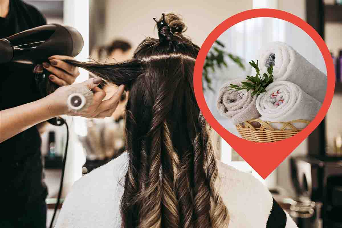 Il trucco dell'asciugamano per avere bei capelli