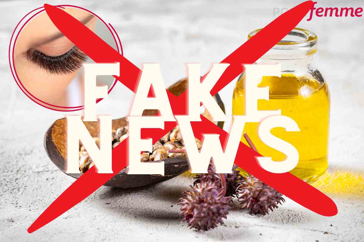 L’olio di ricino aumenta la crescita delle ciglia: FAKE NEWS