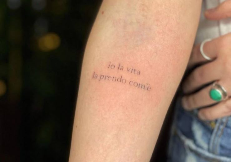 tattoo sull'avambraccio 