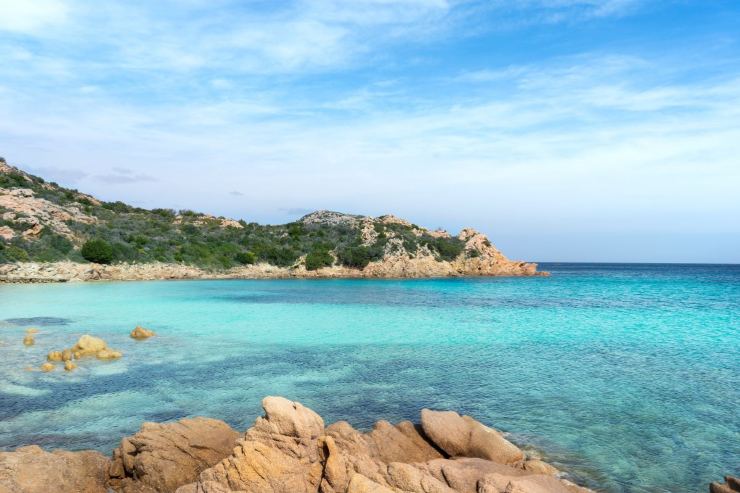 Mare cristallino della sardegna