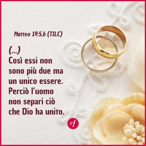 frasi matrimonio bibbia