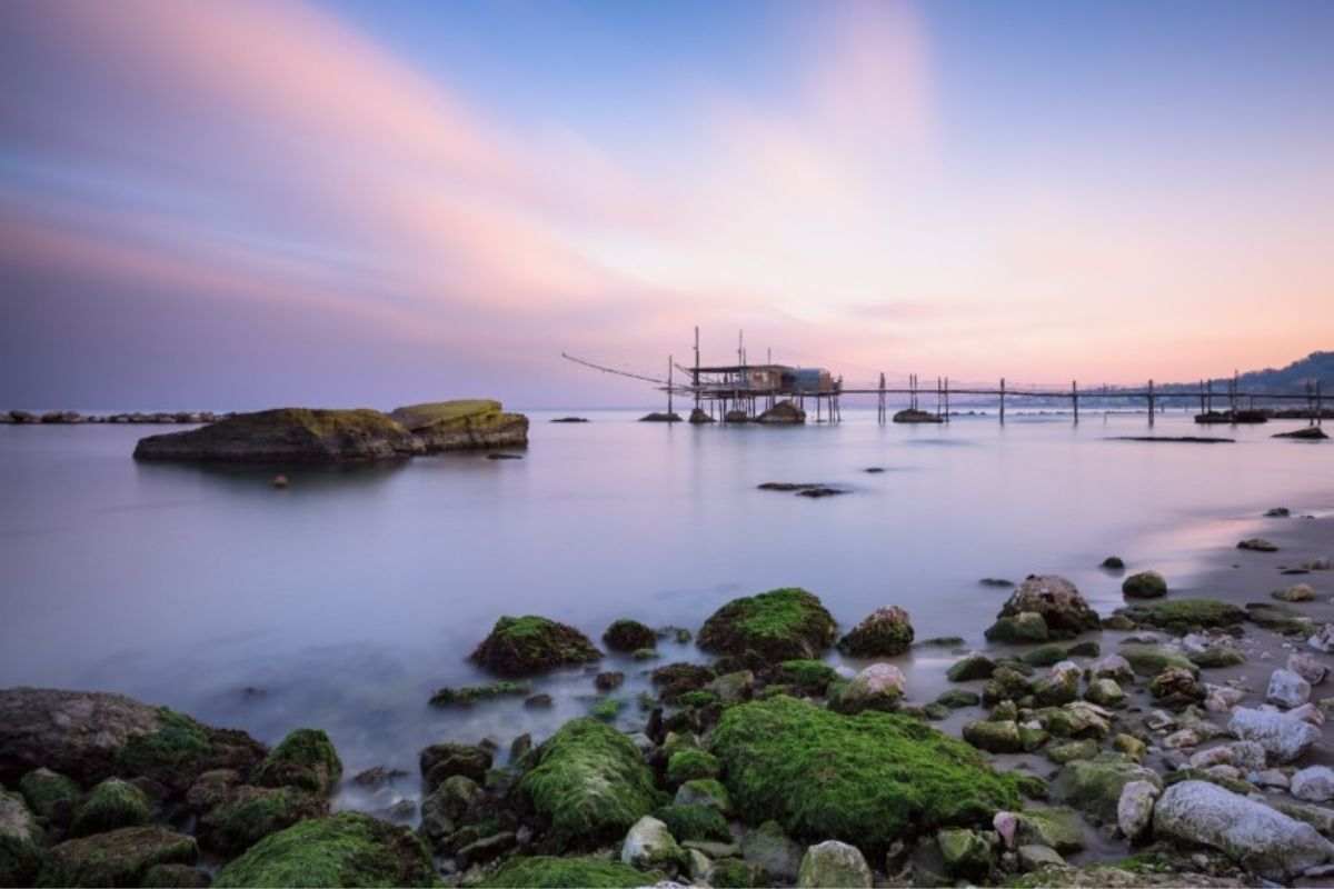 spiaggia costa dei Trabocchi