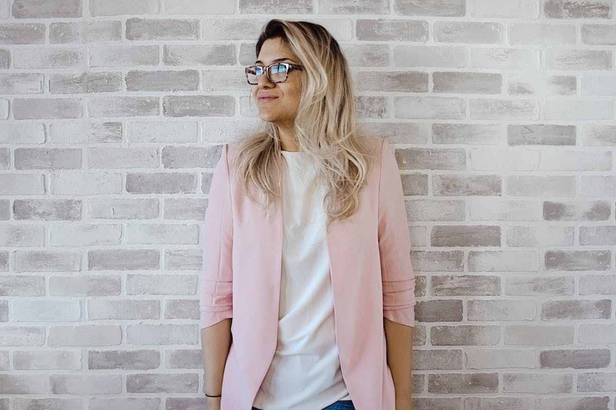 blazer rosa