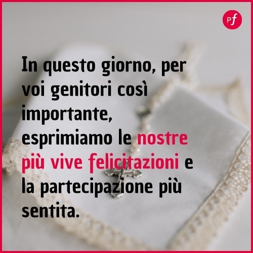 battesimo frasi