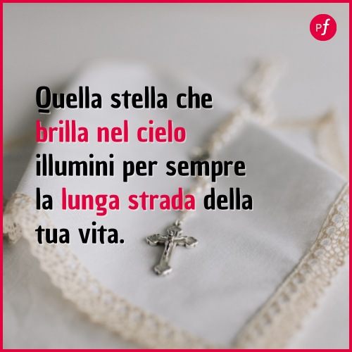 frase Battesimo