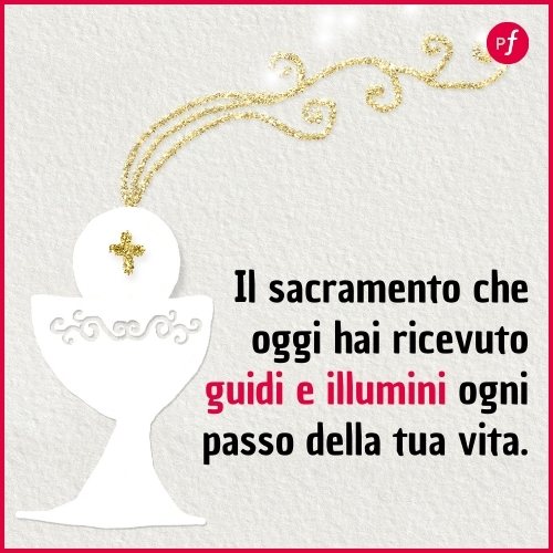 frase Prima Comunione