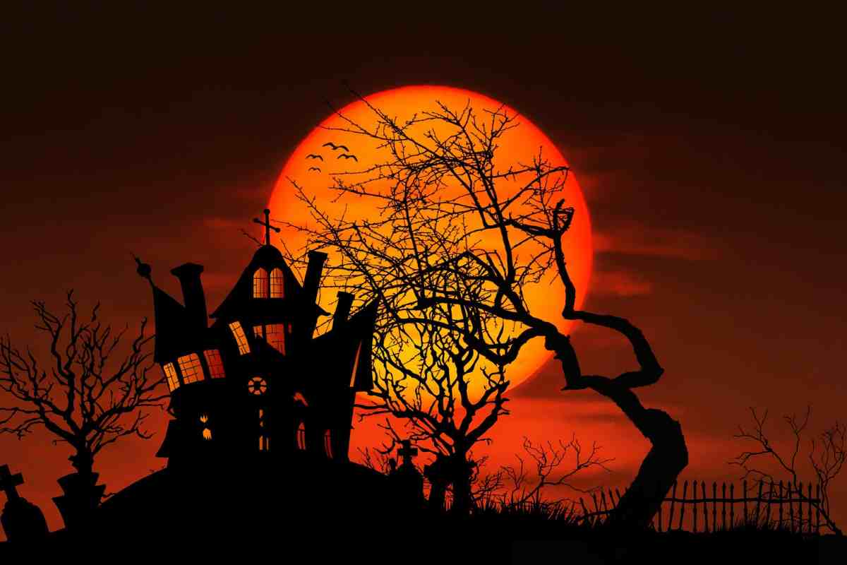 scena di halloween