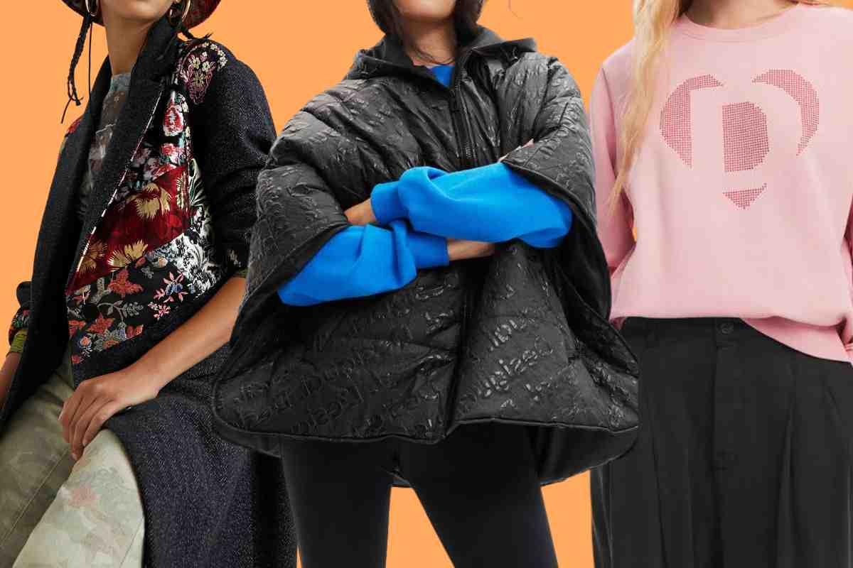 collage fotografico capi Desigual mid season sale