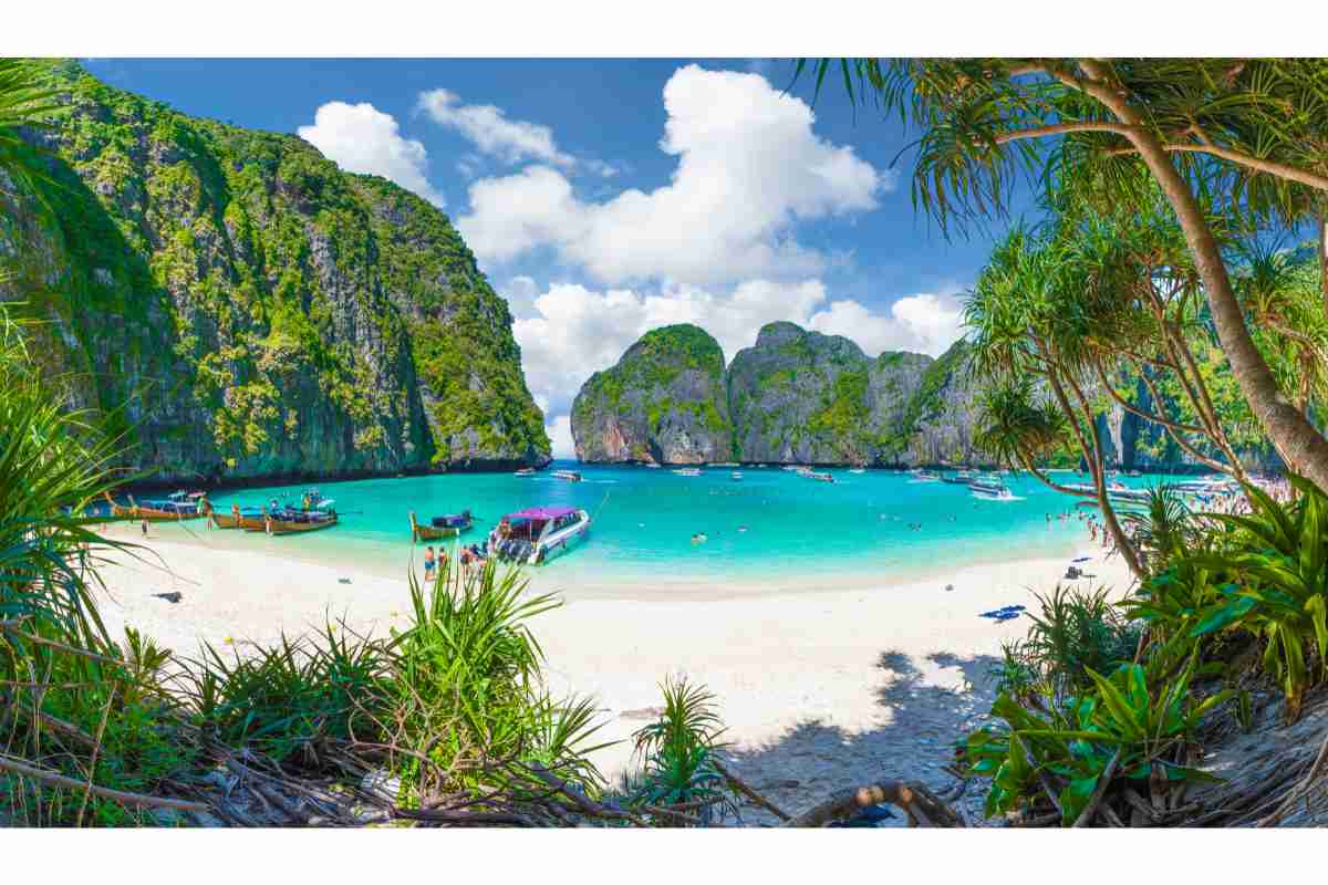panoramica di una spiaggia della Thailandia