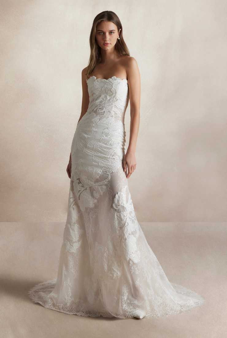 modella abito da sposa