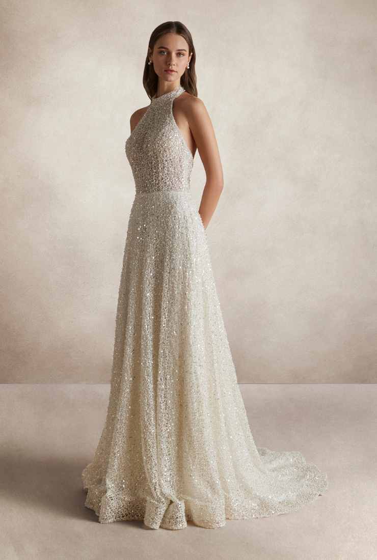 modella abito da sposa