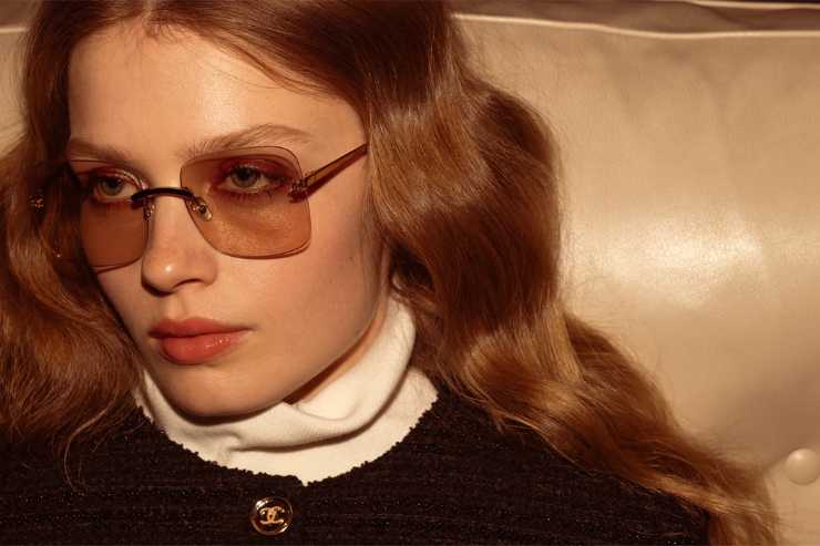 Ella Mccutcheon occhiali da sole Chanel inverno