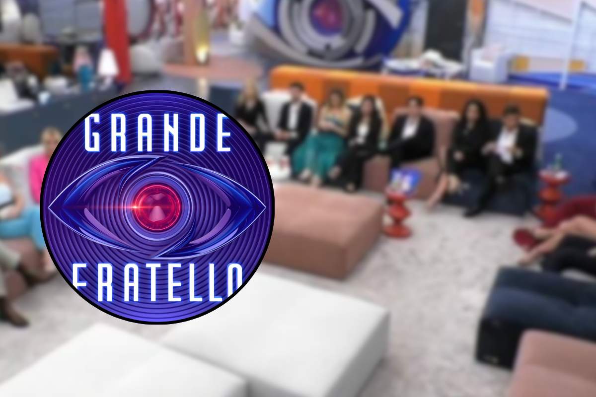 Logo Grande Fratello e concorrenti nella casa