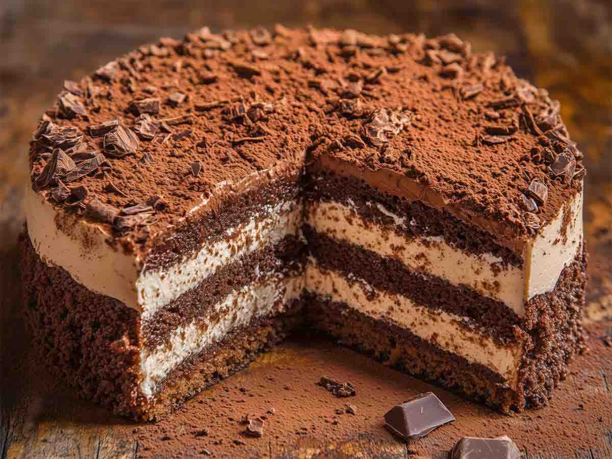 torta mimosa al cioccolato