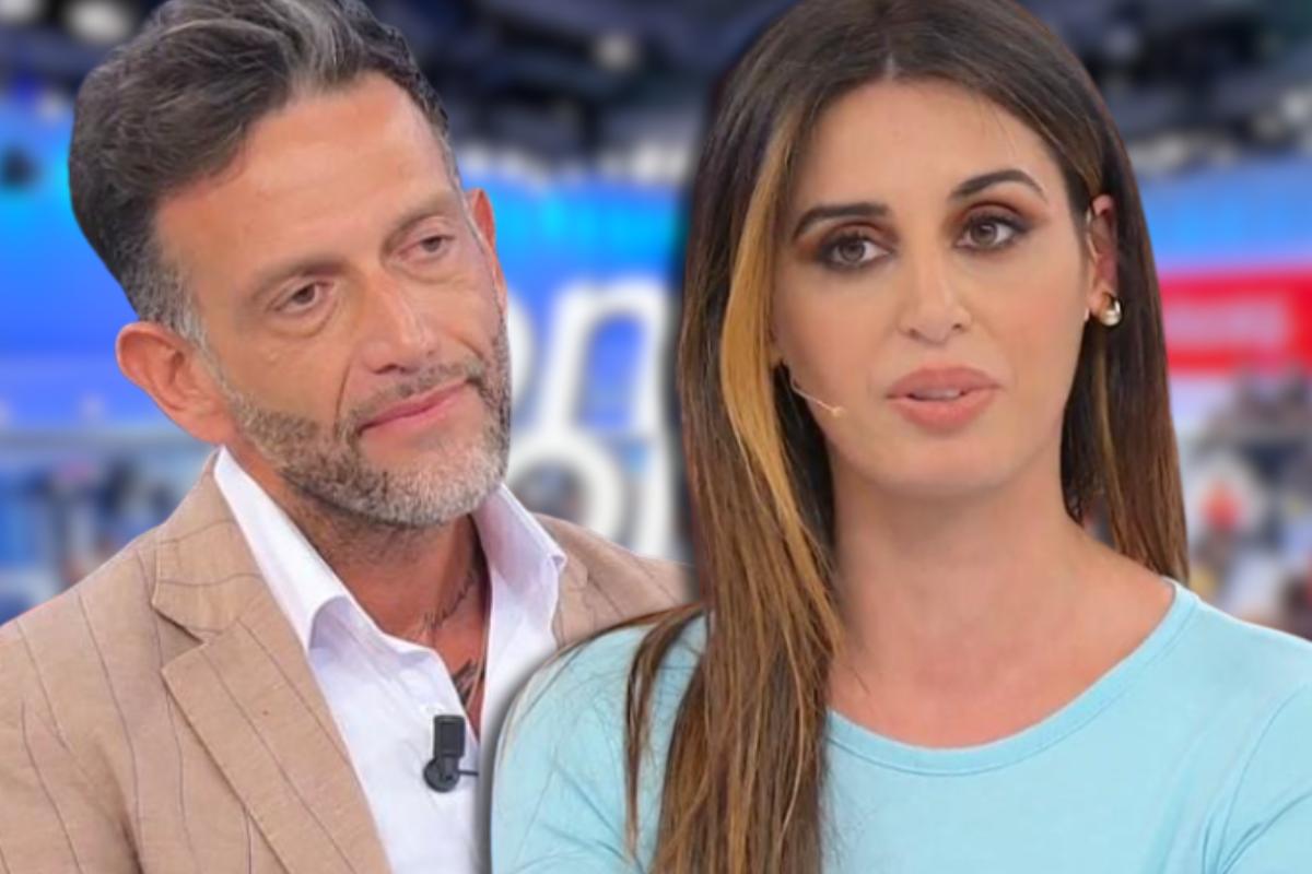 Primo piano di Giovanni e Luana a Uomini e Donne