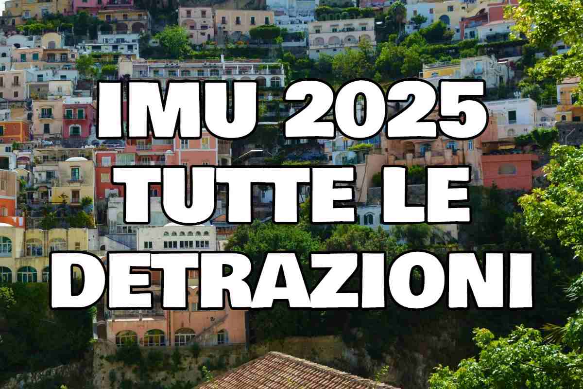 IMU, tutte le detrazioni: sullo sfondo un paesino italiano