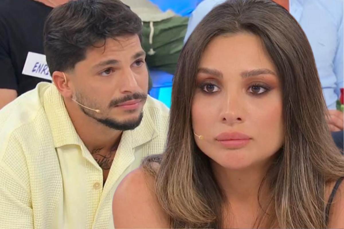Gianmarco e Cristina nello studio di Uomini e Donne